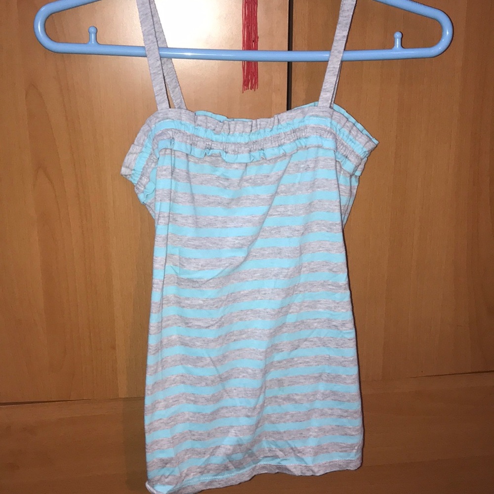 Blue Striped Tank Top 💙